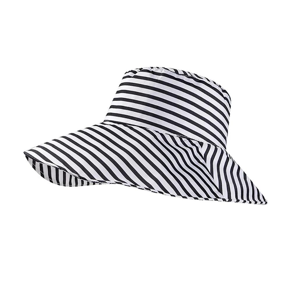 1Pcs Foldable Sun Cap Sunproof Sunscreen Basin Hat New Summer Hat  Women Style 1