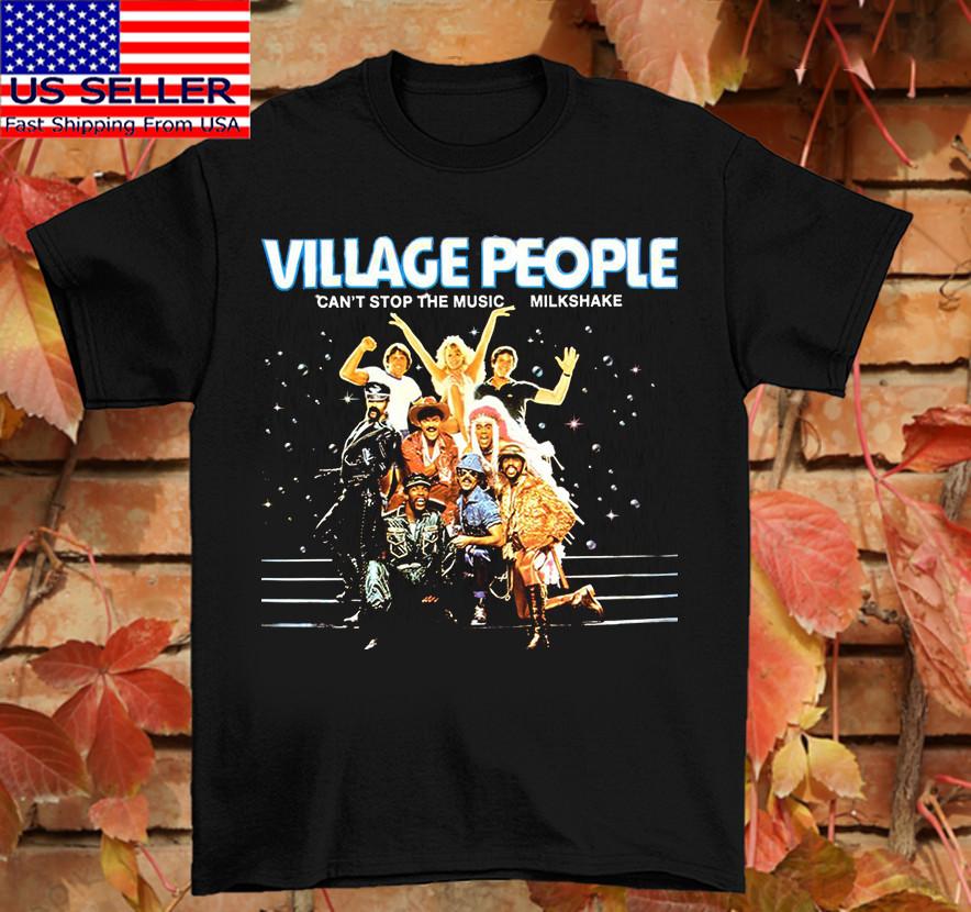 Village People Band Can t Stop The Music Unisex T-Shirt All Size MC141 Unisex T-Shirt L