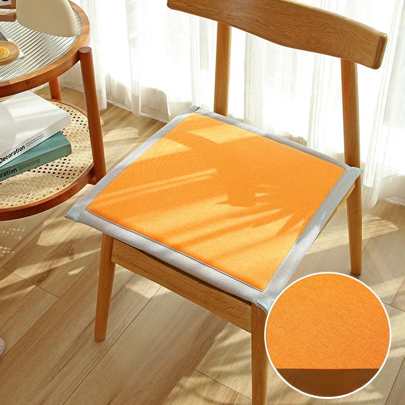 

Подушка из ротангового коврика, летняя офисная долгосидящая летняя подушка для дома, нескользящая подушка для стула для гостиной, подушка 40*40cm