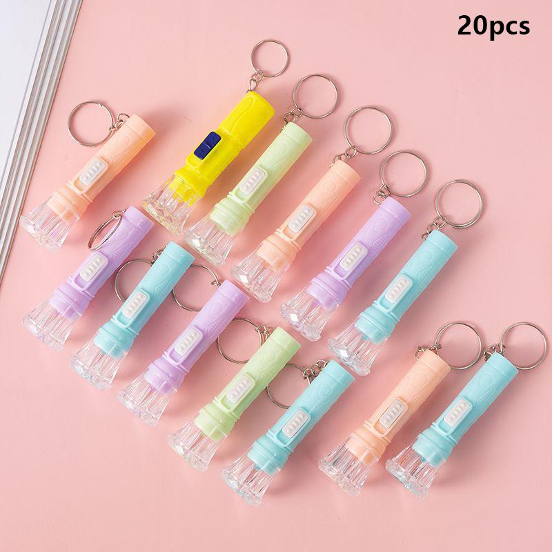 

10/20 шт. Мини светодиодный светящийся фонарик Детский день рождения Карнавал Свадьба Подарок для гостя Пакет с угощениями Наполнитель для пиньяты Призы для класса Трофей 20PCS