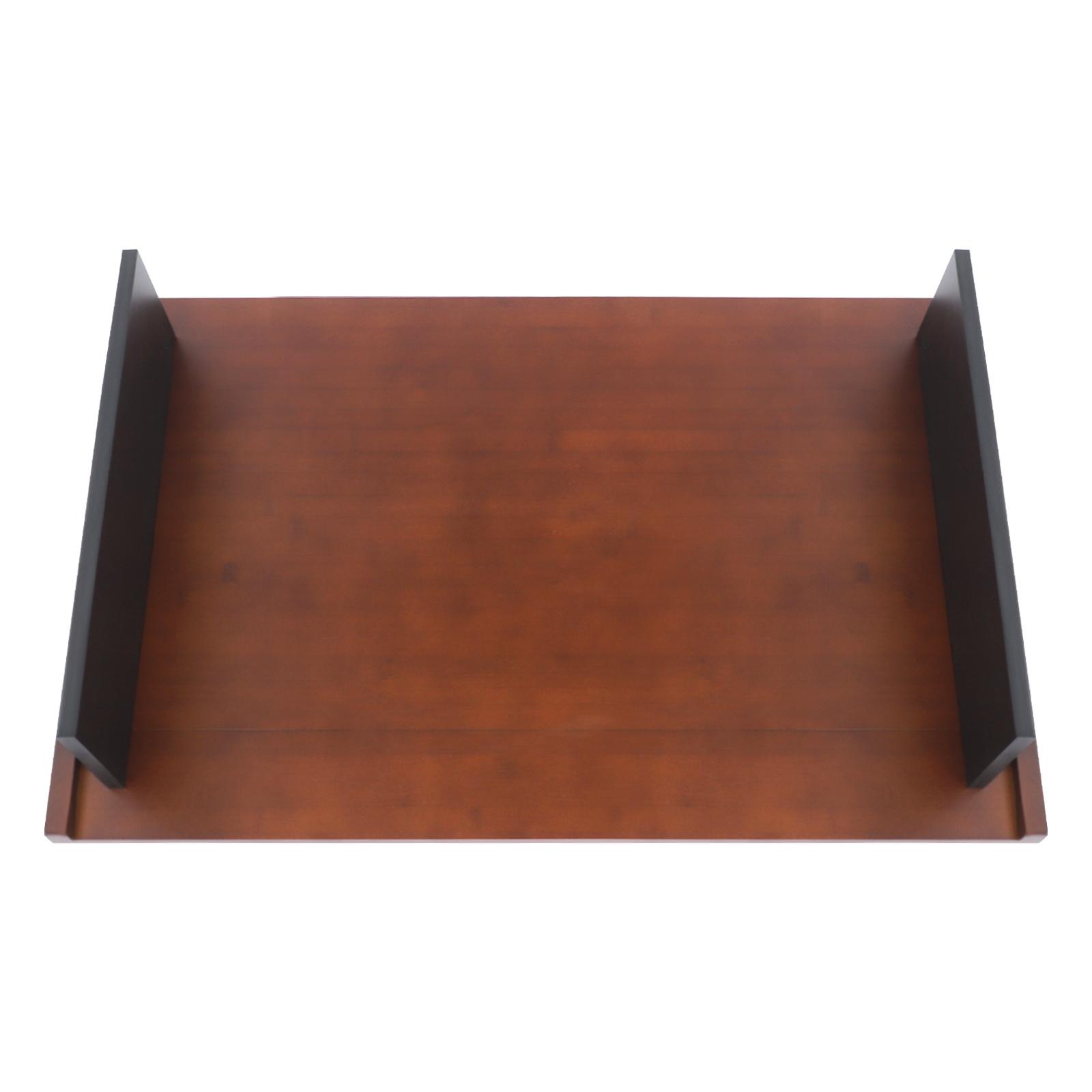 

Premium Acacia Wood Noodle Board Stove Cover - 29 x21 Multifunctional Stovetop Cover with 2 Sets of Handles & Non-Slip Pads шоколадний