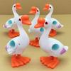 Jumping Mechanism Jumping Goose Toy Cute Design Bounce Goose Toy Clockwork Gift Children Birthday