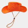 Maßgeschneiderter Logo-Druck Neuer Kordelzug Breiter Rand Fischerhut Herren Damen Sommer Atmungsaktiv Outdoor Surfen Bergsteigen Sonnenhut