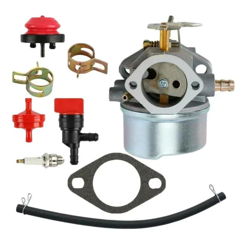 Carburetor Kit for Tecumseh HMSK85 HMSK100 HMSK105 8HP 9HP 10HP Snowblower Part No. 640349 640052 LH318SA LH358SA