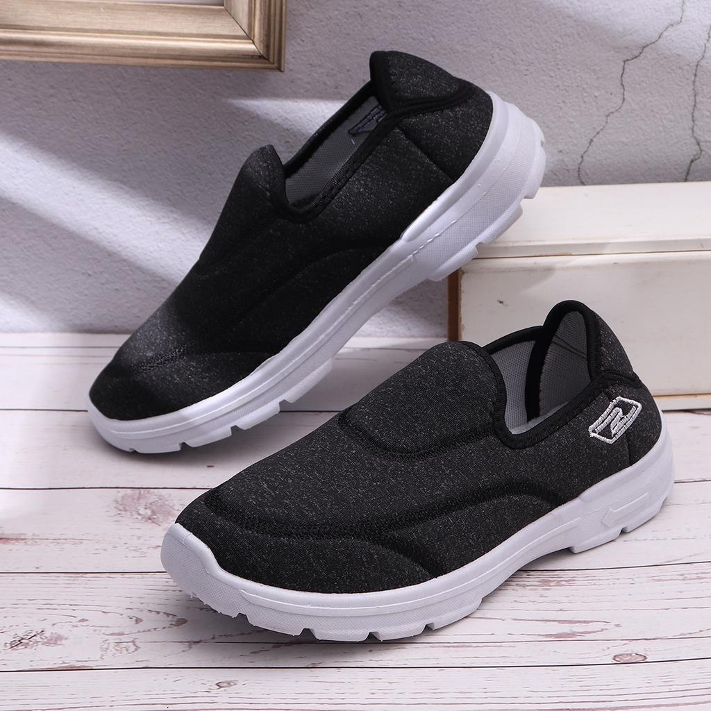 Mocasines de hombre Hombre Casual Mocasines Zapatillas Flats Zapatos  transpirables de tela elástica Zapatillas de plataforma súper alta  Zapatillas de punta redonda Zapatos de punta redonda comprar a buen precio  — entrega