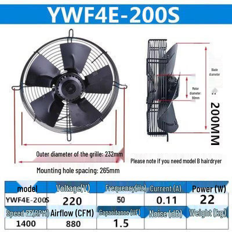Aokewen External Rotor Axial Flow Fan
