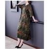 Premium Mulberry Silk V-neck Long Dress, Exquisite Summer Silk Gown for Glamorous Look
