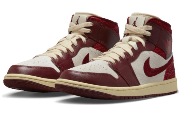 Air Jordan 1 Mid Se 'Red Cream' Women's DZ2820-601
