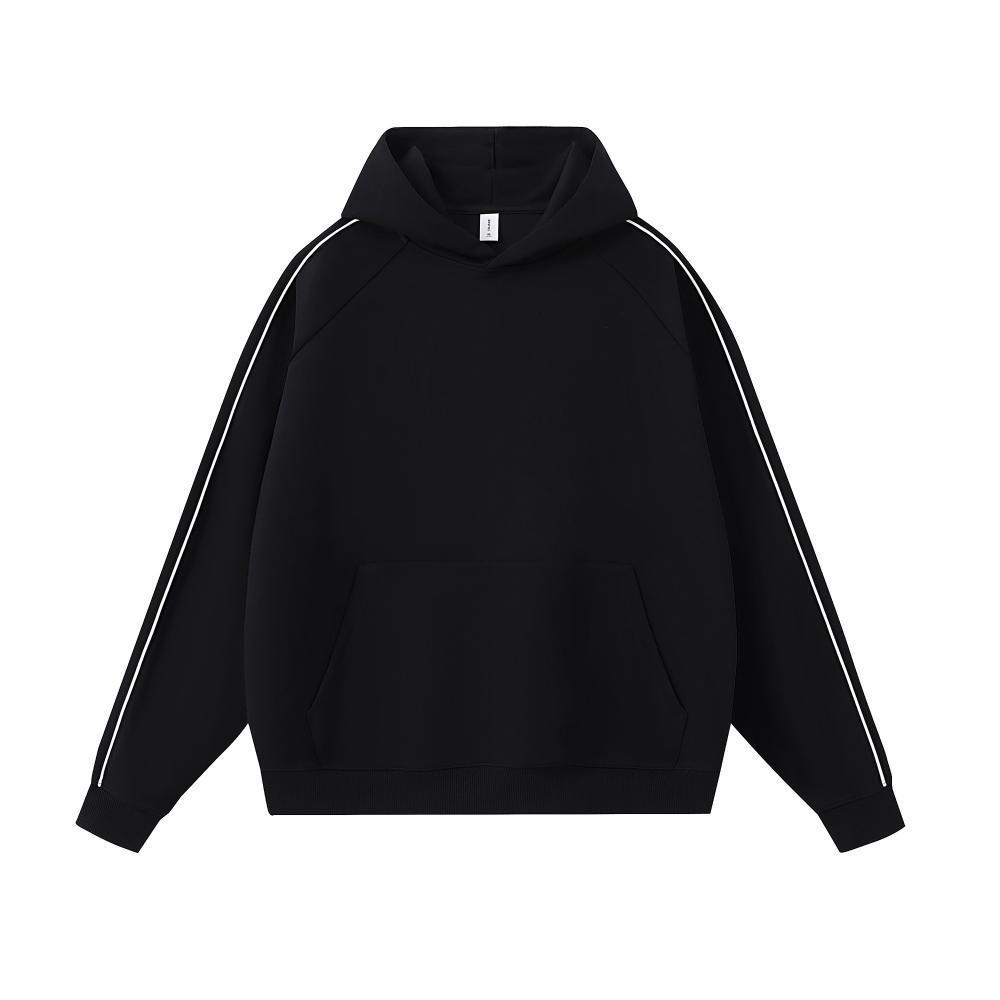 Men's Fashion Trend Loose Hooded Sweatshirt - Autumn/Winter Couple Jacket with Logo Print