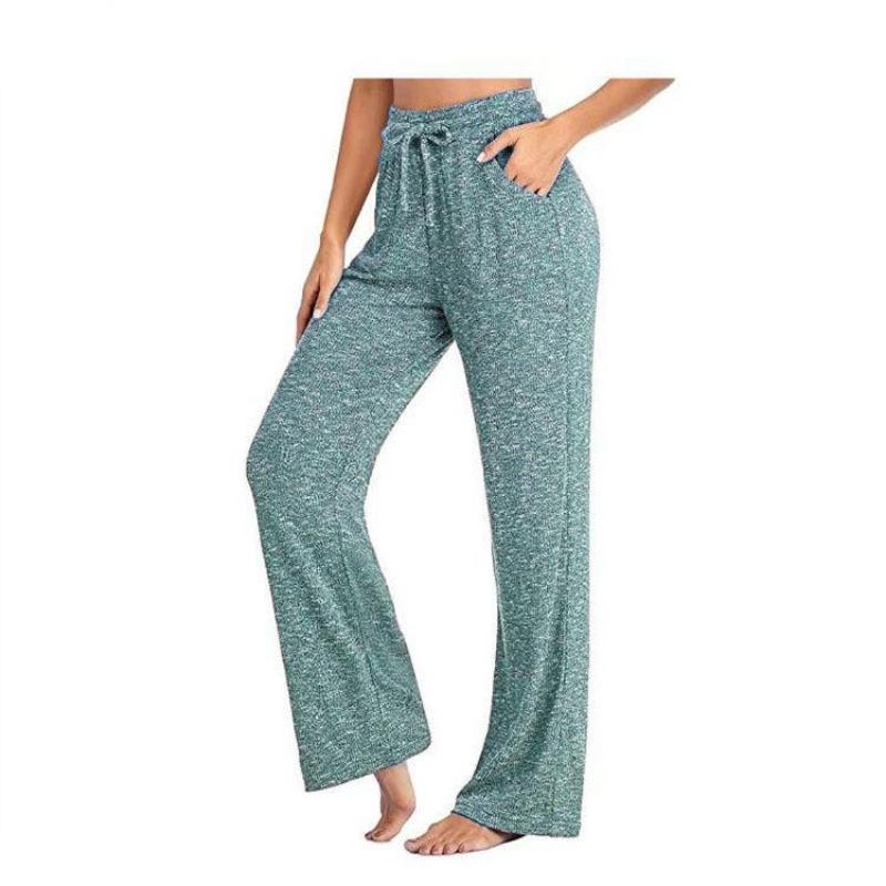 S-5XL Spring and Autumn New Casual Pants, Yoga Pants, Quick-drying Trousers, Women's Wide-leg Pants