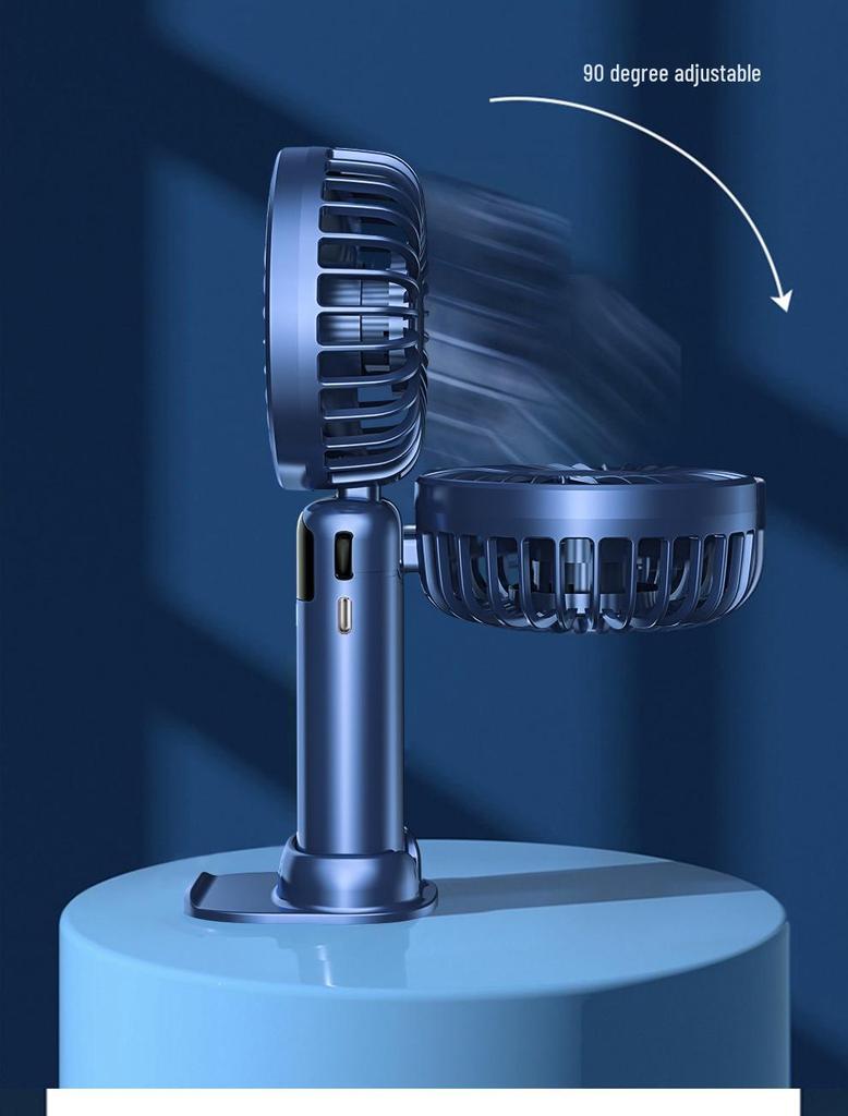2024 Compact Rechargeable Ultra-Quiet Mini Fan for Office and Travel