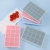 Summer Ice Cool Artifact Food Grade Silicone Ice Grid with Lid 15 Grid 24 Grid Silicone Ice Grid Ice Box