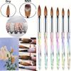 6-teiliges Acrylnagelbürsten-Set, Professionelle Nagelbürsten für Acrylanwendung Acrylpulver Nagelverlängerung und 3D-Nageldesign
