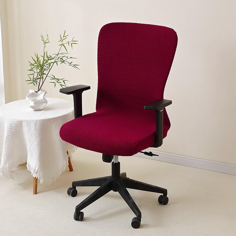 1Pc T Jacquard Office Armchair Covers Elastic Computer Chair Slipcover Lift Rotating Gaming Chair Case Funda Silla Escritorio