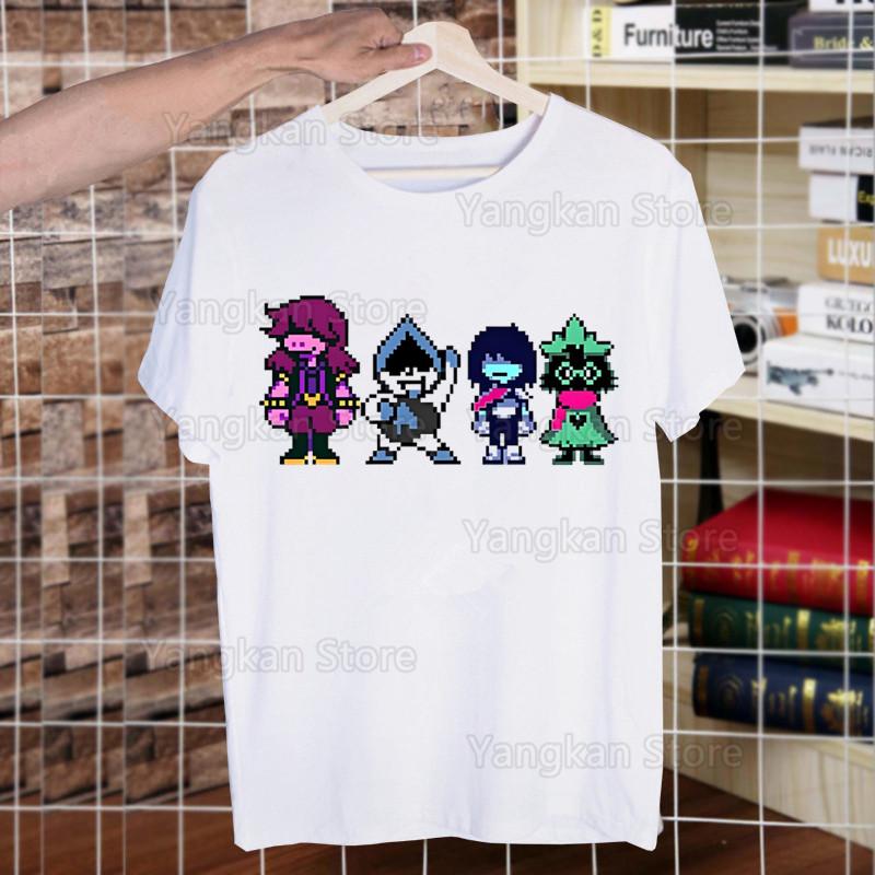 Deltarune Trička potisk O-výstřih Krátký rukáv Běžné Pánské Vysoce kvalitní Pánské Hip-Hopové tričko