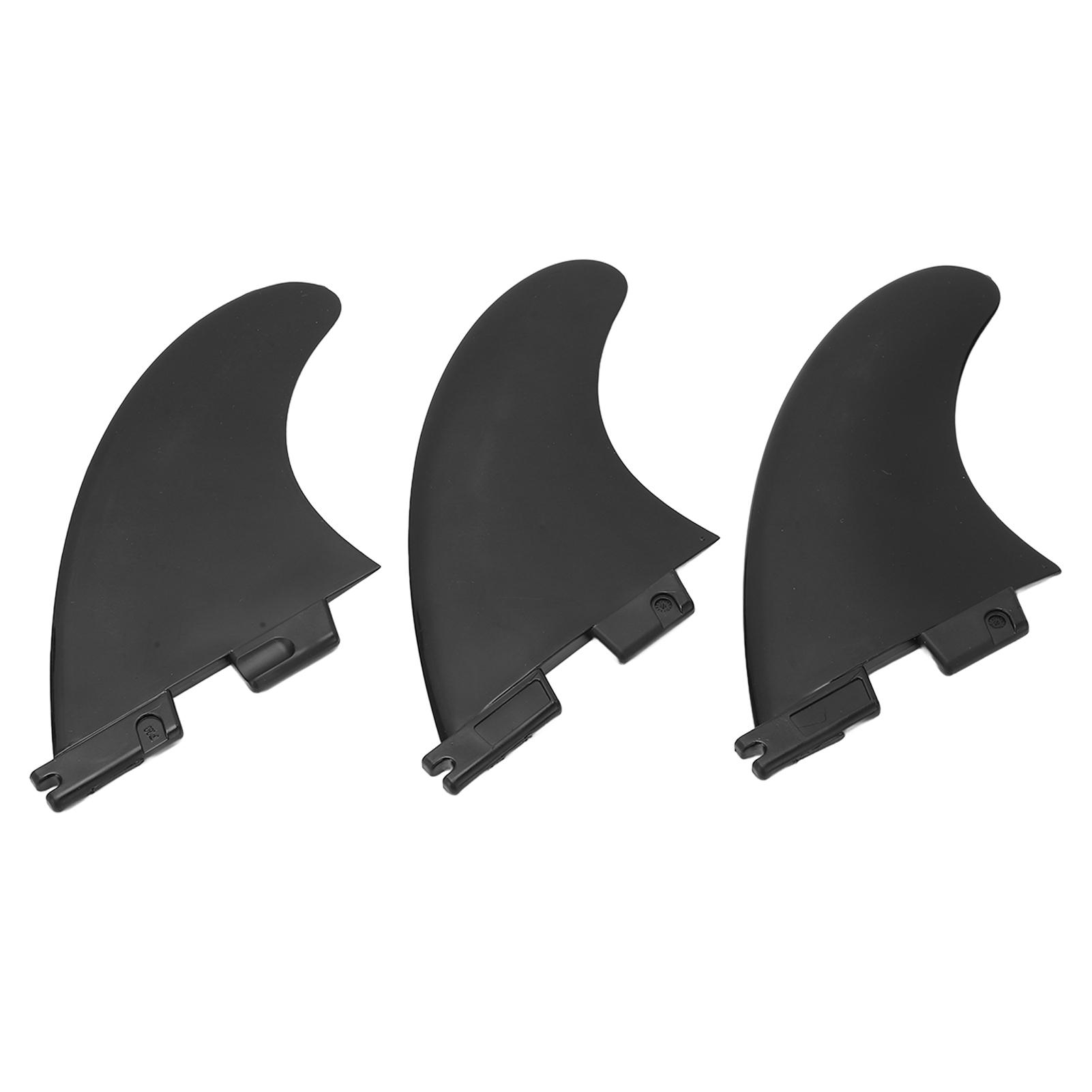 

Набор из 3 штук ПВХ Стекловолокно Лонгборд Океан Широкие Трастерные Плавники Серф Аксессуары