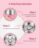 Commercial Cotton Candy Machine Sugar Floss Maker 1000W for Party Pink