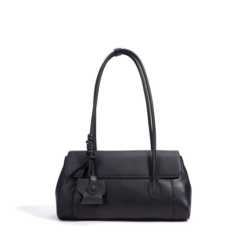 

New design single shoulder small square bag early spring leather women s bag handbag bag high-end large-capacity fashion чорний