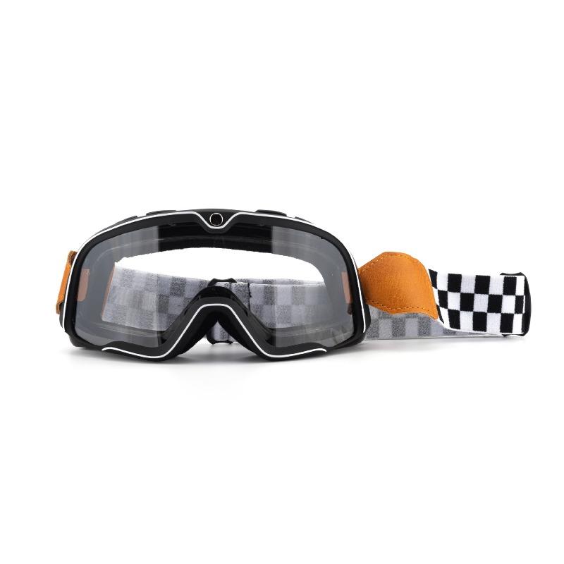 

Handsome off-road goggles, retro helmets, motorcycle goggles, windproof and dustproof glasses, polarized spot riding, outdoor чистий