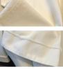 Women's White Slim High-Waisted Wide-Leg Jeans with Stretch Cropped Rolled Hem - 2026 Spring New Style