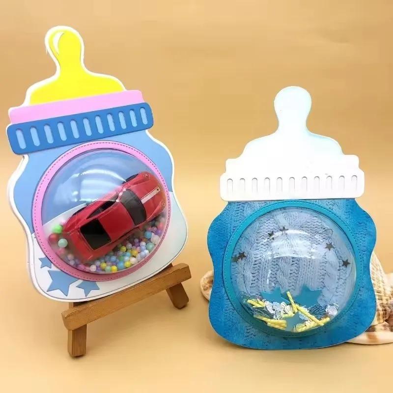 10/20/50PCS DIY Half Ball Cover Clear Candy Dome Set Plastic Half Dome Ornament Christmas Halloween Party Gift Packaging Cover