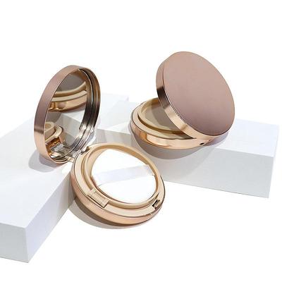 Caja Portátil de Cojín de Aire con Esponja y Espejo Compacto para Base de Maquillaje Contenedor de BB Cream Herramientas de Maquillaje Bricolaje