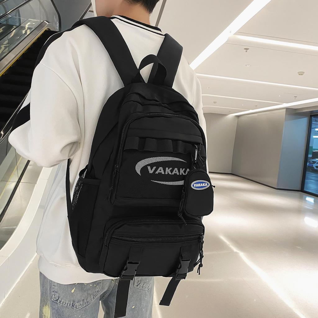 ZESU Korean Large High Town Cute Backpack, Women's, School, Capacity, Men's, School, Girls, Commuter, Student, Travel, School, Backpack, School,