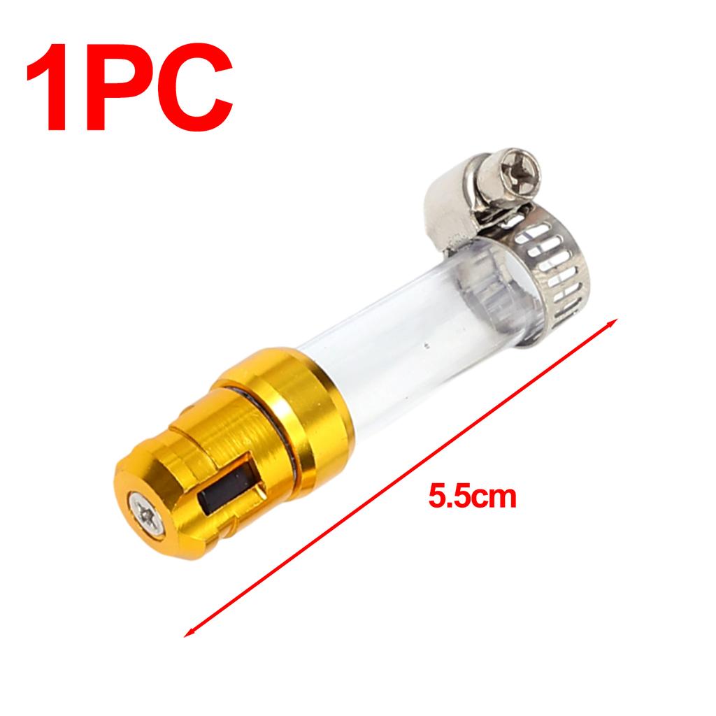 Universal Motorcycle Air Filter Drain Plug Alloy Head Plug for CLICK CNC Air Filter Drain Pipe Breather Pipe