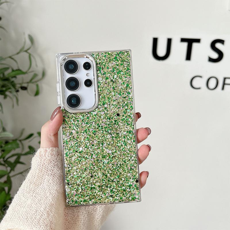Epoxy Glitter Sequined Mobile Phone Case Is Suitable For Samsung Galaxys25 Premium S24 Niche A07 Women'S Models