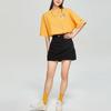 Li-Ning Disney Co-Branded Sports Fashion Series Printed Round Neck T-Shirt Women Tops Amber-Yellow AHSR214-5