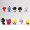 10pcs/Set Kpop Demon Hunters Action Figure Toy Derpys Tiger Rumi Mira Zoey Sussy Figurine Doll Model For Fans Gift