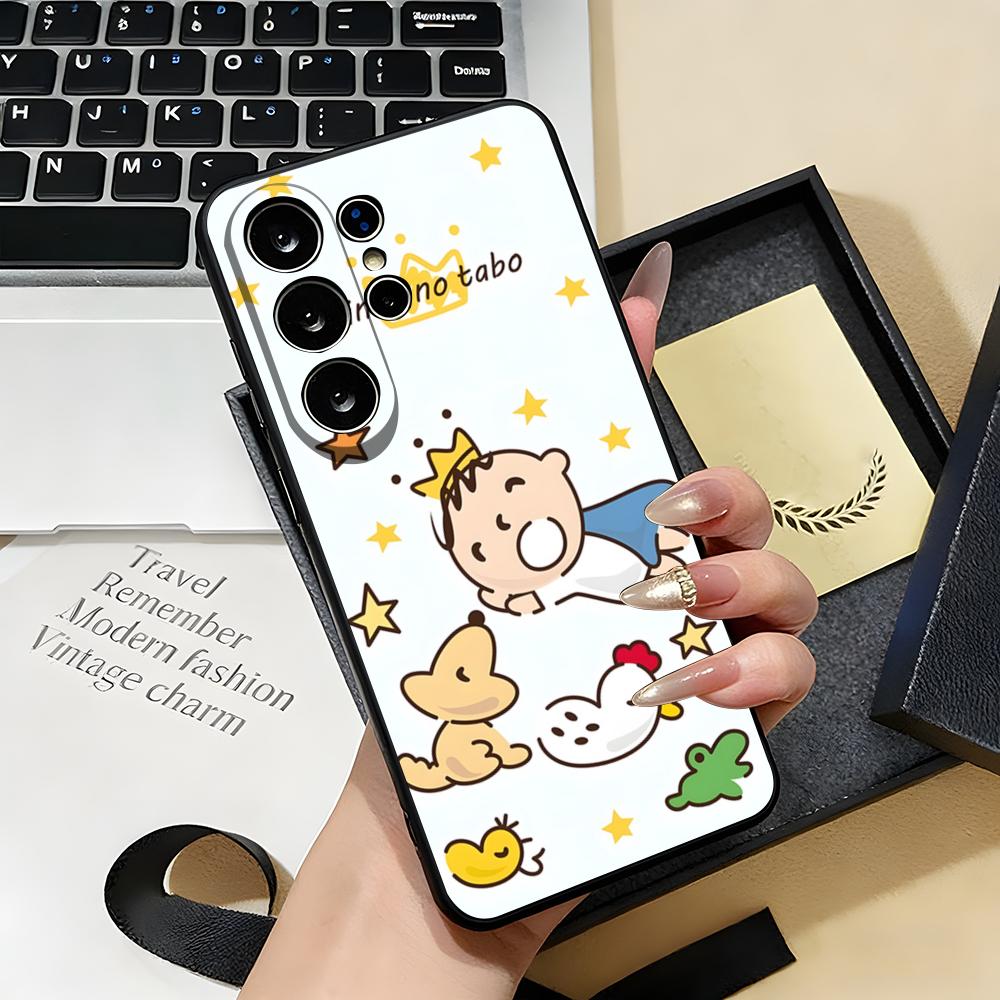

M-MINNA NO T-TABO Phone Case For Samsung S26 S25 S24 FE S23 S22 S21 Plus S20 Ultra Note20Ultra Black Soft Shell Galaxy S22 5G