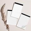 5 psc 30 Sheets A7 Note Pads Blank Wired Notebooks Stationery Writing Slabs  Student