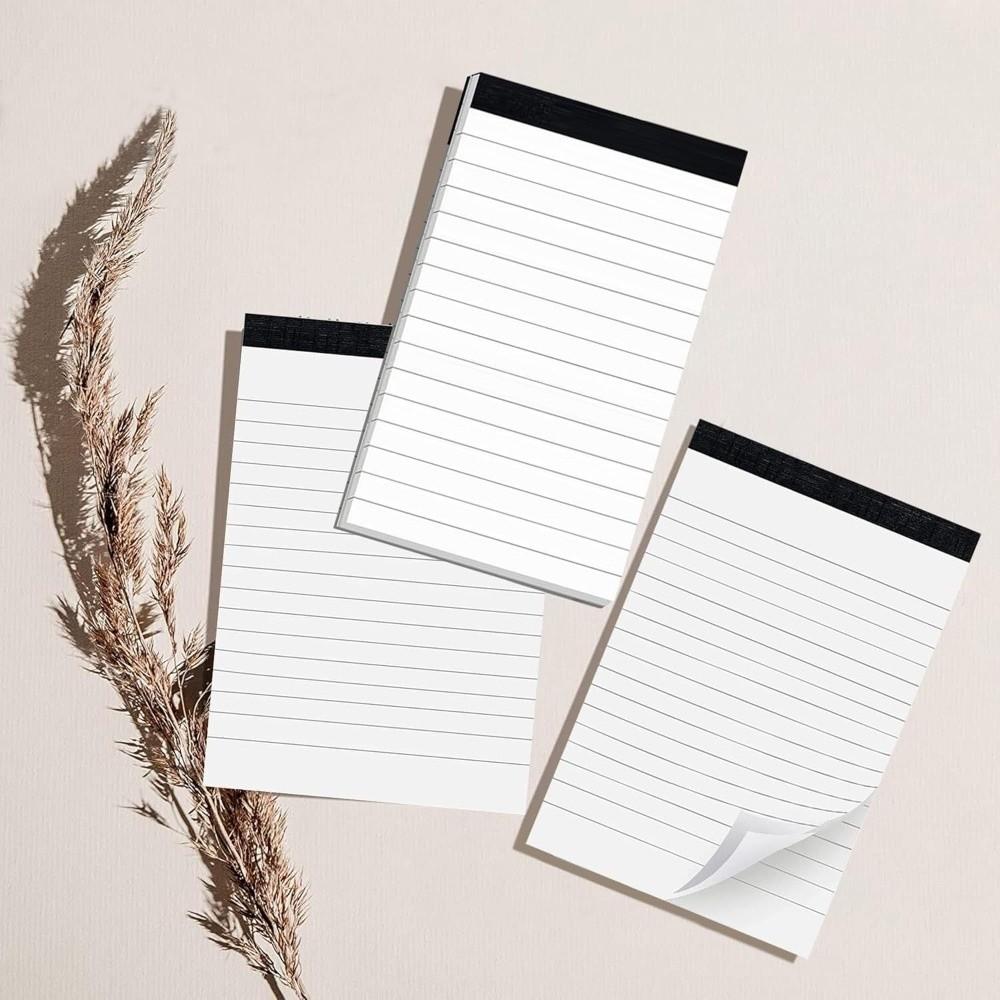 5 psc 30 Sheets A7 Note Pads Blank Wired Notebooks Stationery Writing Slabs Student