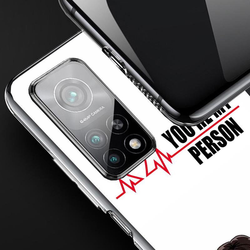 Greys Anatomy Person Phnoe Case for Phnoe Case for Xiaomi Redmi Note 15 14 14S 13 Pro Plus 12 12S 11S 11E 10S 10 11T 5G Unique C