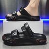 Fashion Men's Shoe Outdoor Platform Walk Around Home House Indoor Male Slipper Summer Sale Trend 2025 Pvc Comfortable Low Price Slides