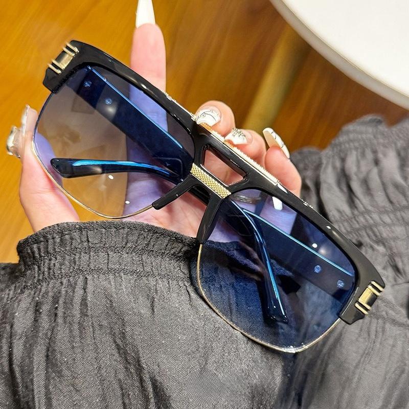 Stylish Latest Vintage Oversized Sunglasses Unisex Fashion Outdoor Sports Sun Protection Glasses Trendy Steampunk Sunglasses