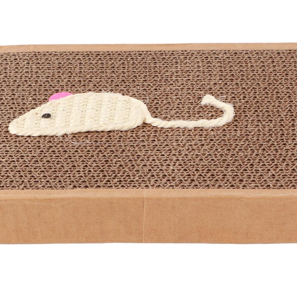 Cat Scratcher Pad Thicken Corrugated Paper Scratch Resistant Interactive Kitten Scratching Board