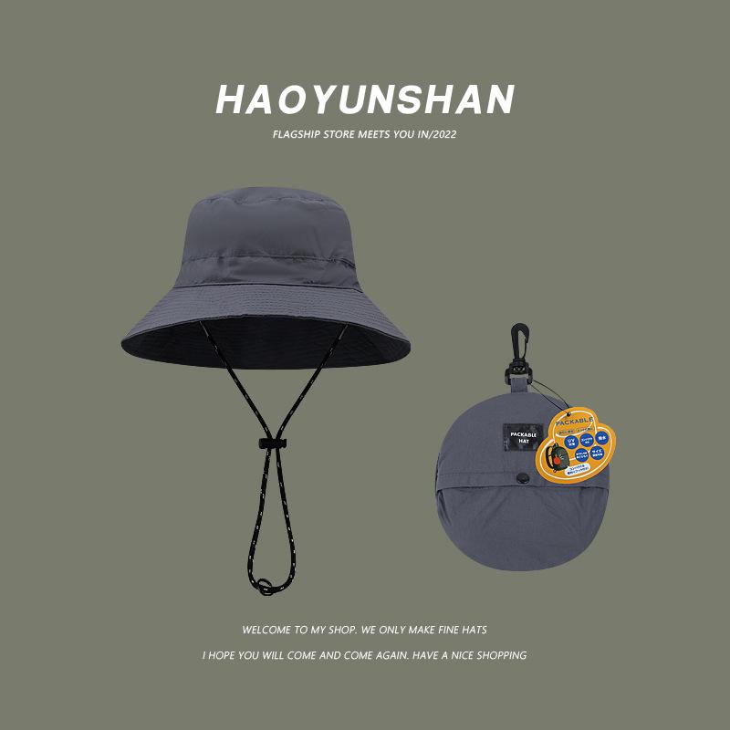 

Унисекс Водонепроницаемая Складная Панама - Быстросохнущая, Защита от УФ-лучей, Идеальна для Альпинизма и Летнего Отдыха на Открытом Воздухе серый