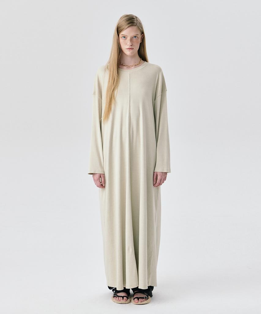 Bundercammer 25 Jersey Long Dress_Light Khaki