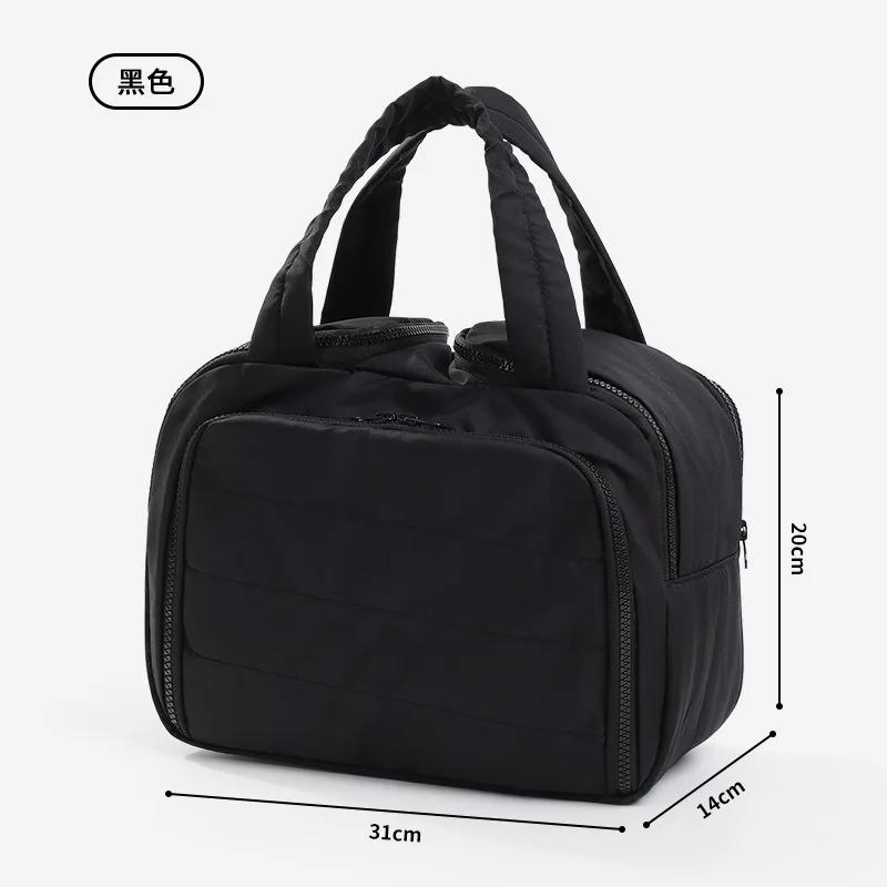 Large Capacity Makeup Bag Women Portable Travel Skincare Toiletry Storage Organizer Lady Handbag Zipper Cosmetic Cases Wash Bags