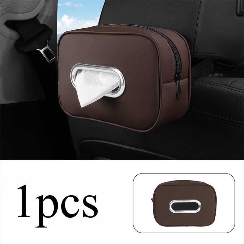 1pcs Universal Car Interior Seat Back Tissue Storage Bag Accessories Toilet Paper Organizer