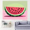 2D Large Watermelon Slice Backdrop for Kids Summer Birthday