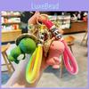 Delightful Cartoon Dinosaur Keychain With Vibrant Resin Charm For Perfect Gifting