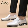 Fashion Men's Leather Casual Shoes Outdoor Breathable Business Oxfords 2024 New Fashion Summer Spring Zapatos Mujer Unisex