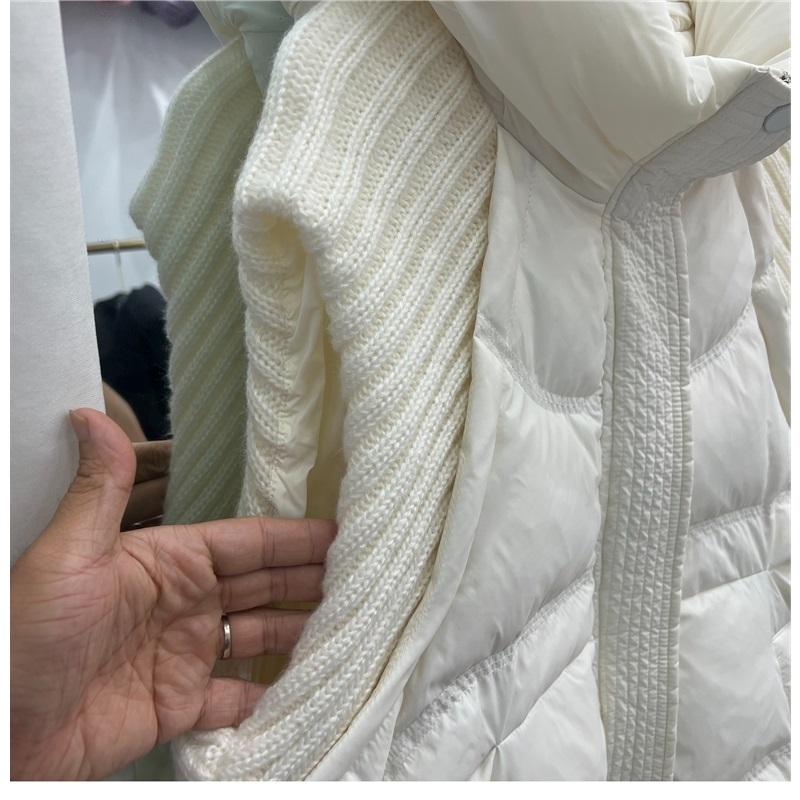 Women's Winter Plus Size Thickened Down Jacket Waistcoat Zip Models Sleeveless Loose Hooded Solid Colour Vest Coat