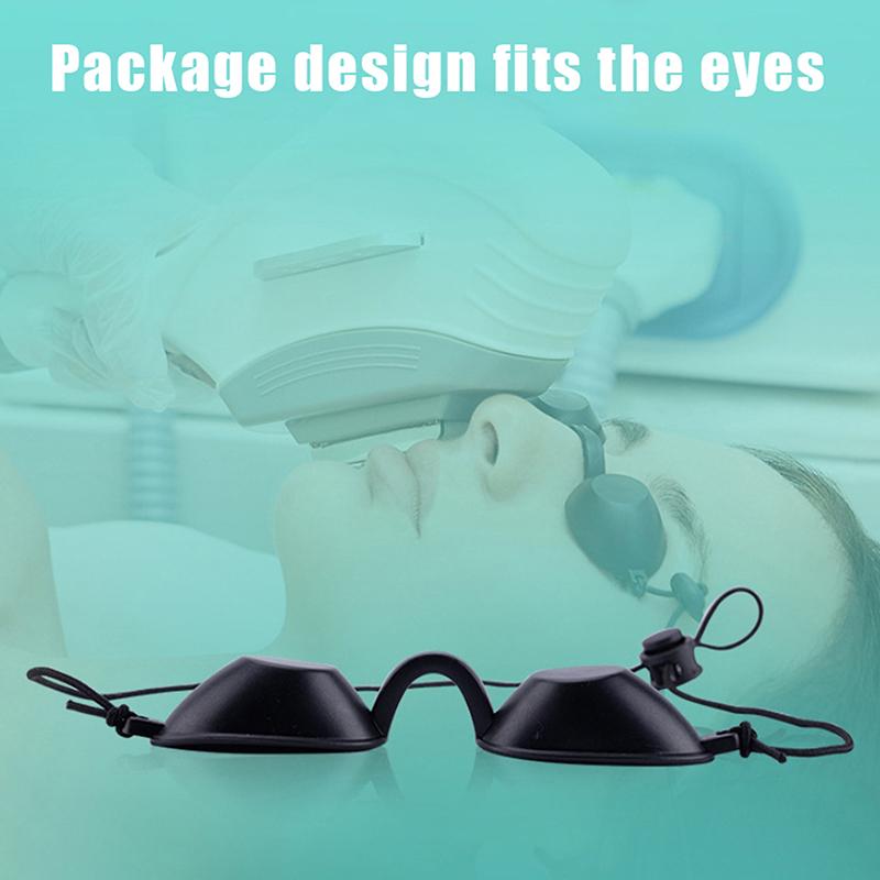 Laser Protective Glasses Soft Beauty Eye Mask For IPL Laser LED UV Photon Beauty Red Light Therapy Adjustable Sunbed Supplies
