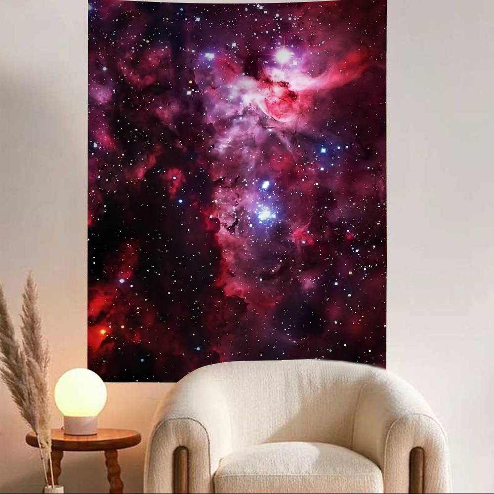 Universe Space Cartoon Tapestry Art Science Fiction Room Home Decor Wall Hanging Home Decor
