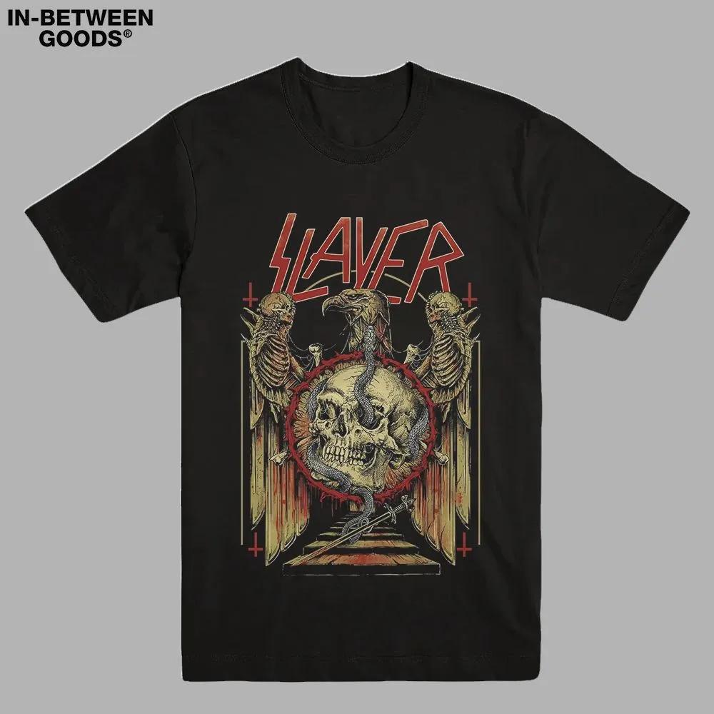Unisex Short Sleeve Crew Neck Cotton T Shirt Slayer XL