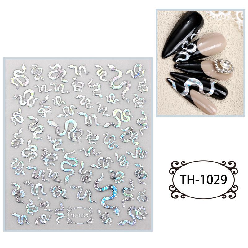 New Year Nail Art Stickers Bronzing Year of the Dragon Chinese Style Mahjong Cartoon Nail Stickers Decoration